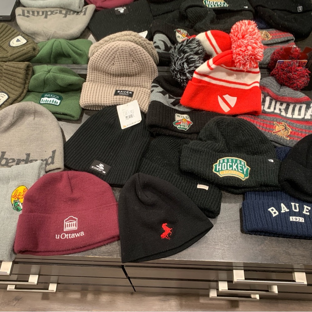 Assorted beanies